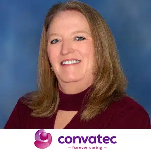 executive search recruitment appointment professional headshot of convatec vice president smiling